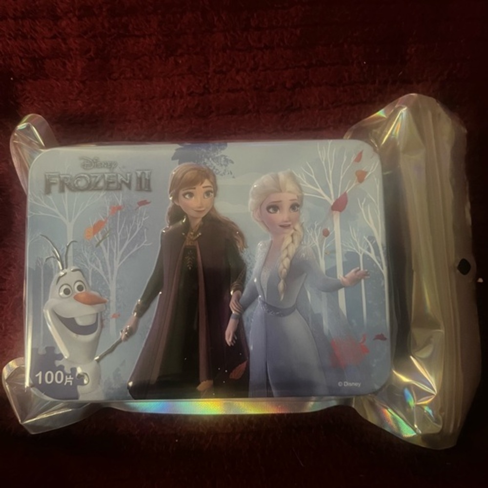 Disney Frozen II 100-Piece Puzzle with Elsa, Anna, and Olaf